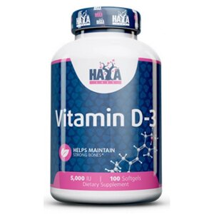 Вітамін д3 haya labs vitamin D-3 / 5000 IU 100 капсул