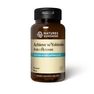 Вітаміни для чоловіків, Achieve with Yohimbe, Ауч з Йохімбе, Nature's Sunshine Products, США, 50 капсул