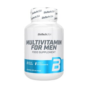 Вітаміни для чоловіків Bio Tech MULTIVITAMIN FOR MEN 60 таблеток