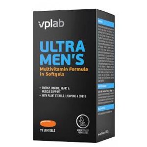 Вітаміни для чоловіків Vplab Ultra Men's 90 softgels NEW