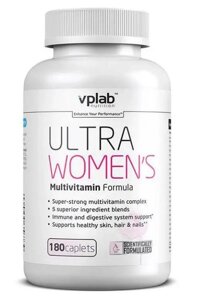 Вітаміни для жінок VPLab Ultra Women's Multivitamin Formula 180 caplets