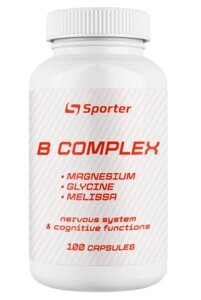 Вітаміни групи б sporter vitamin B complex 100 капсул