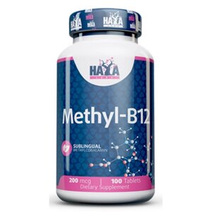 Вітаміни Haya Labs Methyl B-12 200mcg 100 таблеток