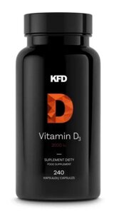 Вітаміни KFD Vitamin D3 2000 IU 240 капсул