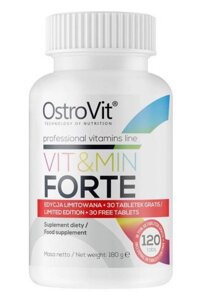 Вітаміни OstroVit  Vit&Min 100% FORTE 120 таблеток