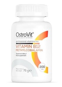 Витаміни OstroVit Vitamin B12 Methylcobalamin 200 таблеток