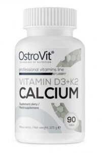 Витаміни OstroVit Vitamin D3 + K2 Calcium 90 таблеток