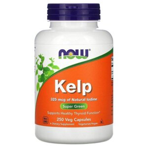 Здоров'я щитовидки NOW Foods KELP 325 mcg 250 капсул