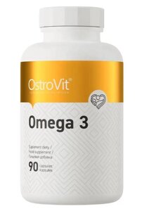 Жирні кислоти OstroVit OMEGA 3 90 капсул