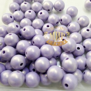 Акрилові перли Iridescent Purple 6 мм (1 шт.)