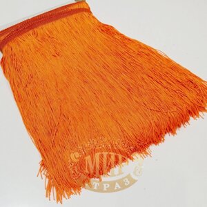 Бахрома танцювальна, колір Orange, 28 см*1м