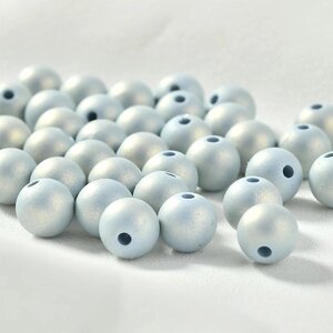 Буси перли Iridescent Blue 8 мм (1 шт.) акрил