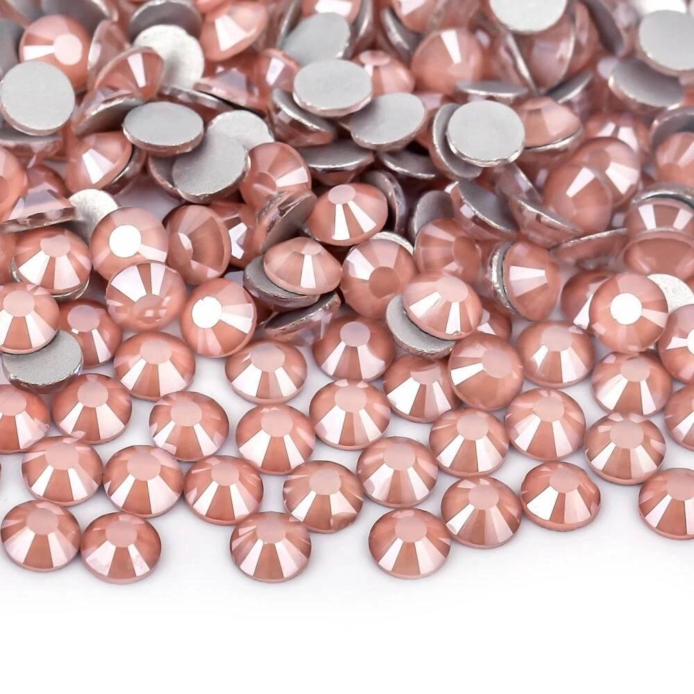 Cтрази ДМС Преміум Lt Peach Mocha ss20 (4.6-4.8mm) від компанії Інтернет - магазин "Glamora" - фото 1