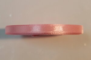 Стрічка атласна 5 мм. Рожева. Цина за 1 м