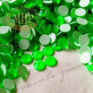 Стрази Swarovski, колір Electric Green, ss30 (6,5 мм), 1 шт.