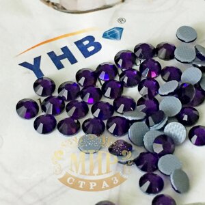Стрази YHB Lux, колір Purple Velvet, HF, ss16 (3,8-4мм)