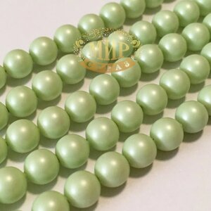 Сваровські перлини, Pastel Green Pearl, (виберіть розмір) 1 шт