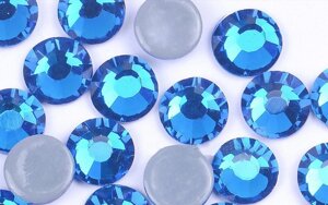 Камені Crystal Stone (HF).Цвіт Caprie Blue ss16 (4mm).Цина за 100 шт.