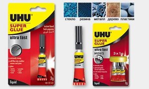 Секундний клей UHU Super Glue 3g