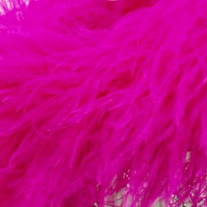 Страусове боа TM Glamora De'Lux, тришарове, колір Fuchsia (014), 1 м