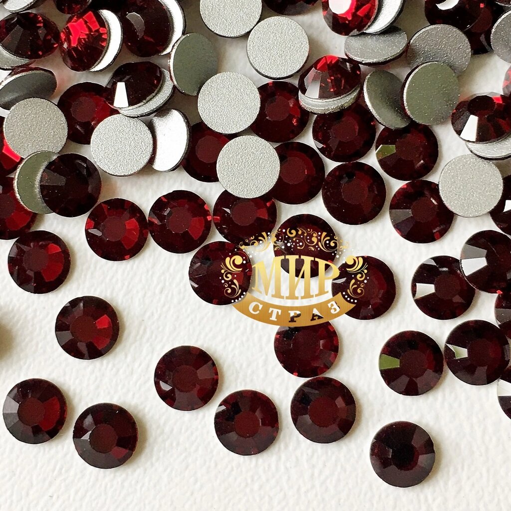 Стрази Preciosa, колір Garnet (нетермо) ss16 (3.8-4mm) від компанії Інтернет - магазин "Glamora" - фото 1