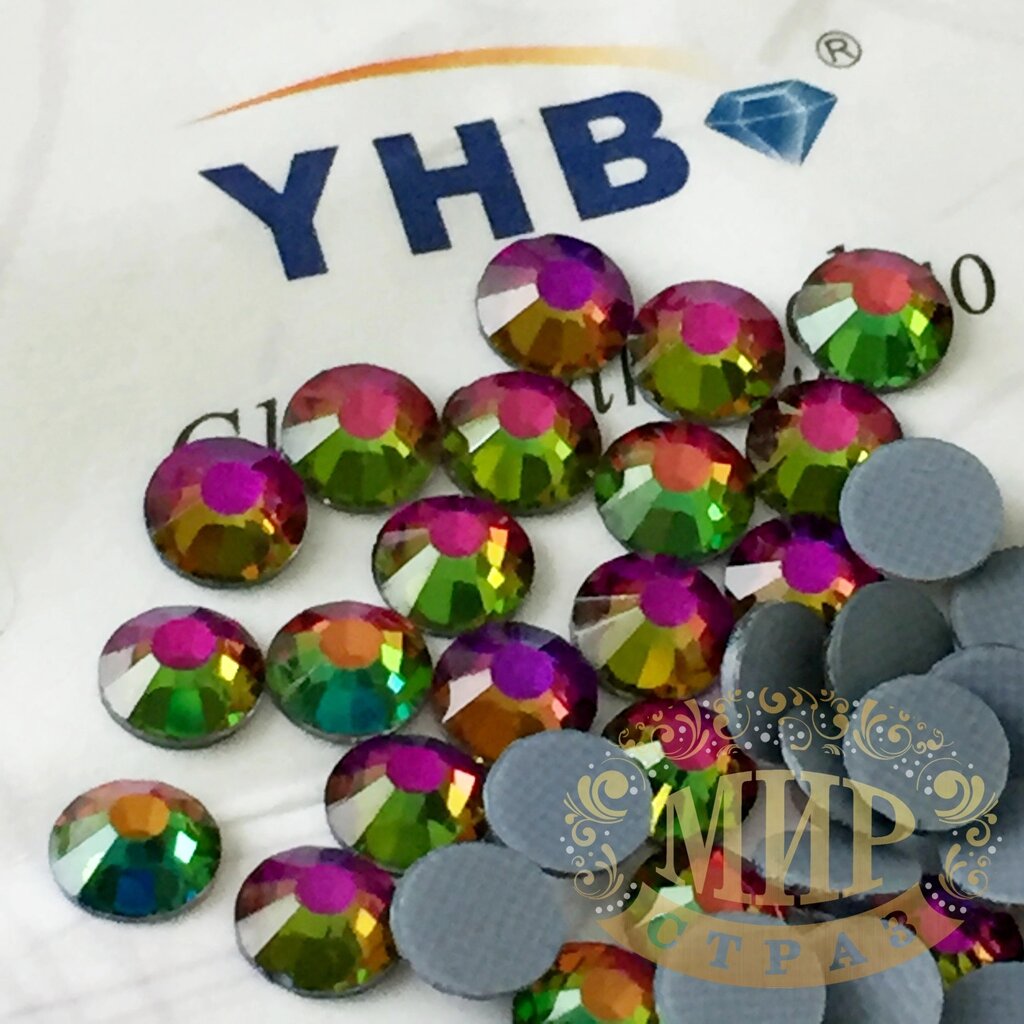 Стрази YHB Lux, колір Vitrail Medium, HF, ss20 (4,8-5 мм) від компанії Інтернет - магазин "Glamora" - фото 1