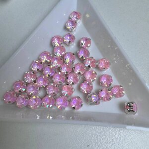 Стрази в цапах Pink Opal Delight размір 5 мм*1шт