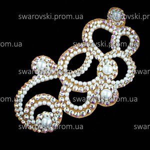 Прикраса на голову. Розмір 14х6,5 см Swarovski