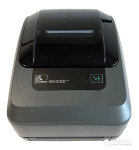 Принтер Zebra GK 420t, термотрансферний принтер етикеток і штрих-кодів