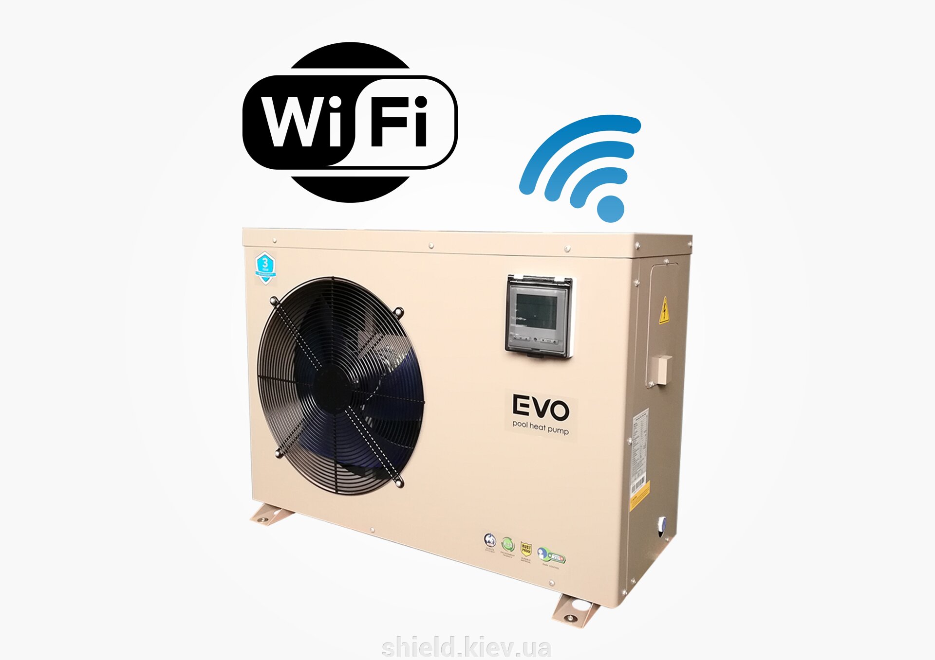 EVO тепловой насос для бассейна с WIFI