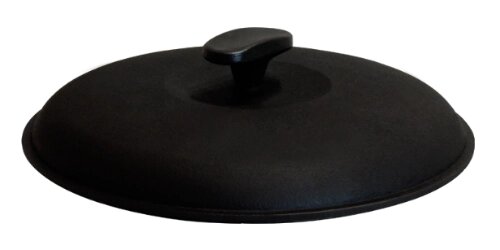 Кришка чавунна лита Сітон d = 200 мм, без покриття від компанії Інтернет-магазин з продажу чавунного посуду виробництва НВП Сітон - фото 1
