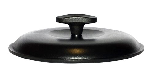 Кришка чавунна лита Сітон d = 400 мм, емальована матовим покриттям з двох сторін від компанії Інтернет-магазин з продажу чавунного посуду виробництва НВП Сітон - фото 1