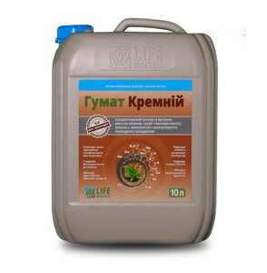 Гумат Кремній Лайф Бохем. Гумат Кремній норма листа 0,2-0,4л/га. Тара 10л.