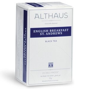 Чай пакетований, ТМ Althaus English Breakfast, 20x1,75 г (Deli Packs)