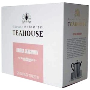Чай пакетований, ТМ Teahouse Квітка жасмину, 20х4 г (Grand packs)