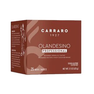 Гарячий шоколад, ТМ Carraro Olandesino, 25 шт по 30 г