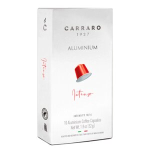 Кава в капсулах, ТМ Carraro Nespresso Aluminium Intenso, 10 шт