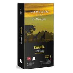Кава в капсулах, ТМ Carraro Nespresso Rwanda, 10 шт