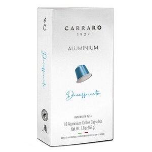 Кава в капсулах, ТМ Carraro Nespresso Aluminium Decaffeinato (без кофеїну), 10 шт