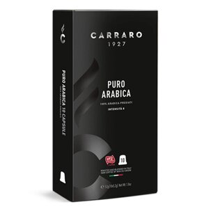 Кава в капсулах, ТМ Carraro Nespresso Puro Arabica 100% Арабіка, 10 шт