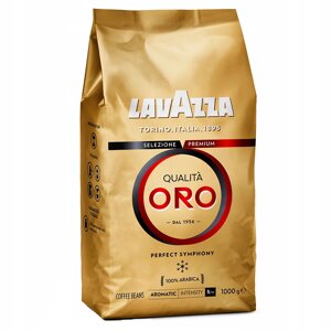 Кава в зернах, ТМ Lavazza Qualita Oro 100% Арабіка, 1 кг