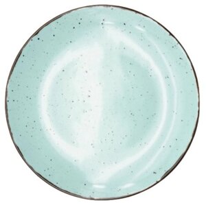 Тарілка плоска, ТМ INKER Iris dots mint, 26 см