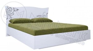 Ліжко Богема / Bogema 160 з підйомнім механізмом білий глянець Миро-Марк