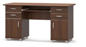 Стіл написання 2-TUMB MDF Walnut Furniture-Service