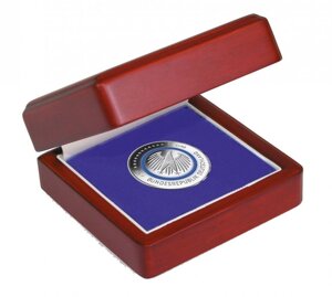 Дерев'яний футляр для монет - SAFE - 78Х78 мм