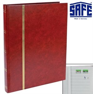 Клясер SAFE - альбом для марок - 32 білі сторінки - А4 - червона обкладинка