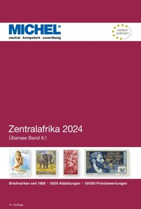 Каталог Michel Ü 6.1. Zentralafrika (Центральна Африка) 2024