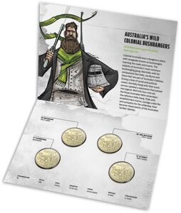 Австралія 2019. Офіційний набір $1. Бушрейнджери