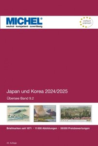 Каталог Michel Ü 9.2 Japan (Міхель, Японія, Корея, острови Рюкю) 2024/2025