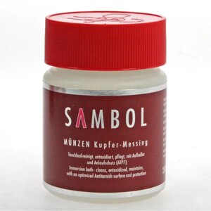 Засіб для чищення монет: мідь та латунь — Sambol